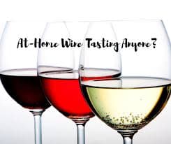 At Home Wine Tasting