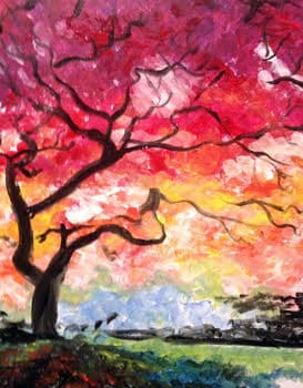 Under the Red Tree