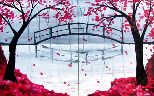 Bridge in the Fall PARTNER PAINTING