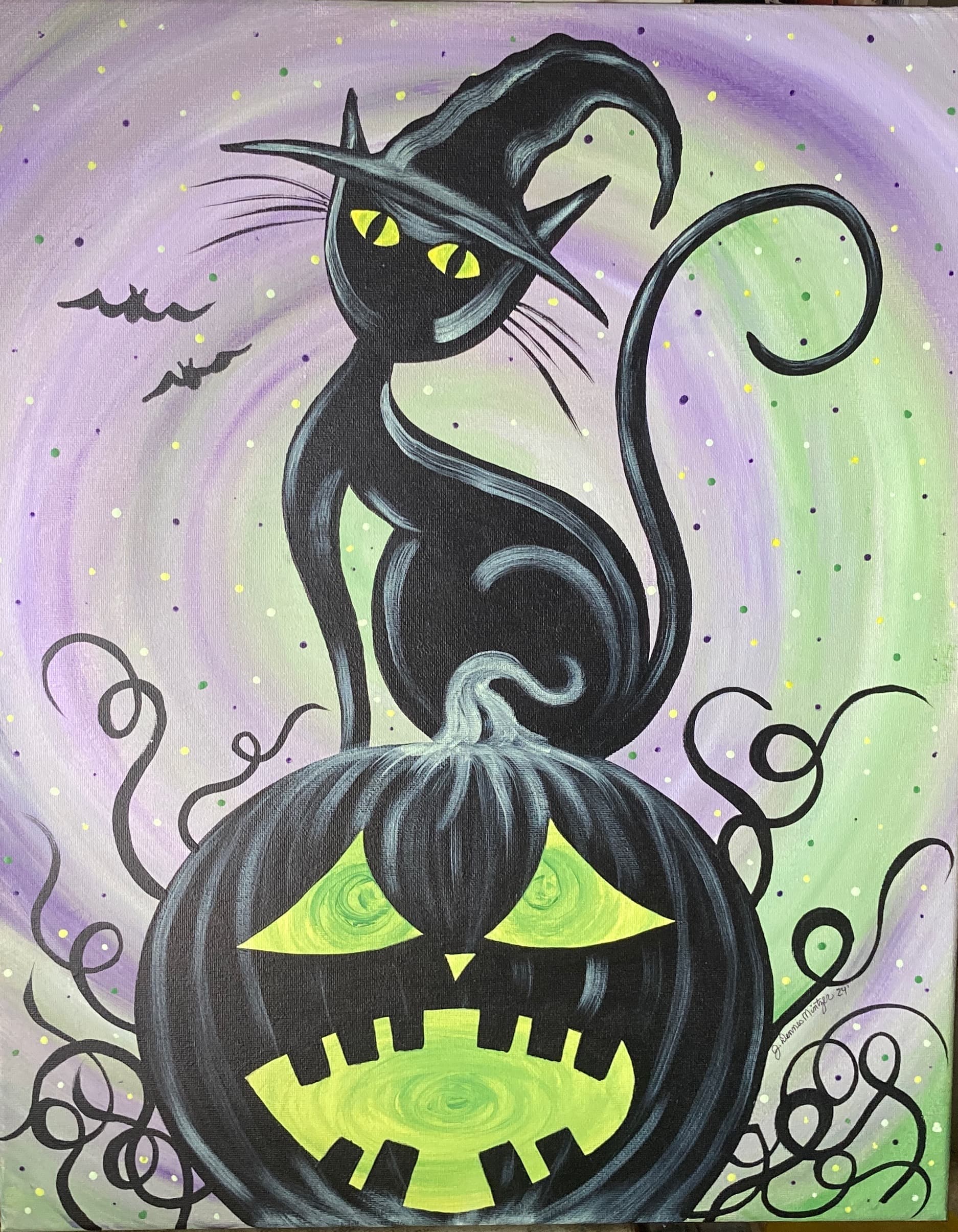 Psychedelic Magic Cat