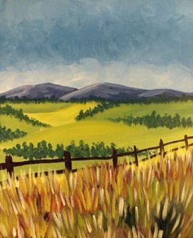 Friday Irish Countryside — Painting