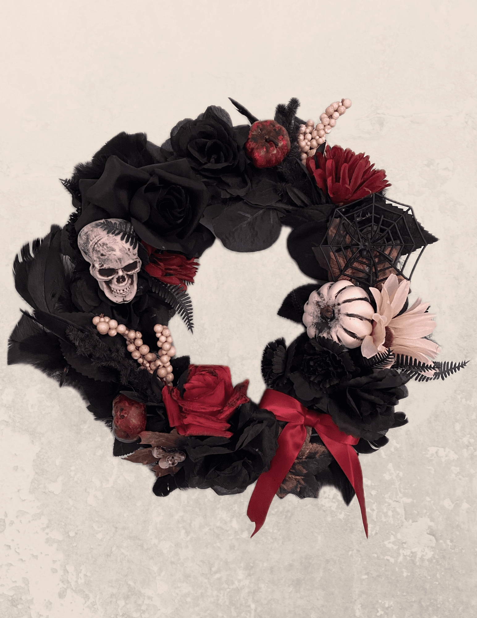 Goth Halloween Wreath