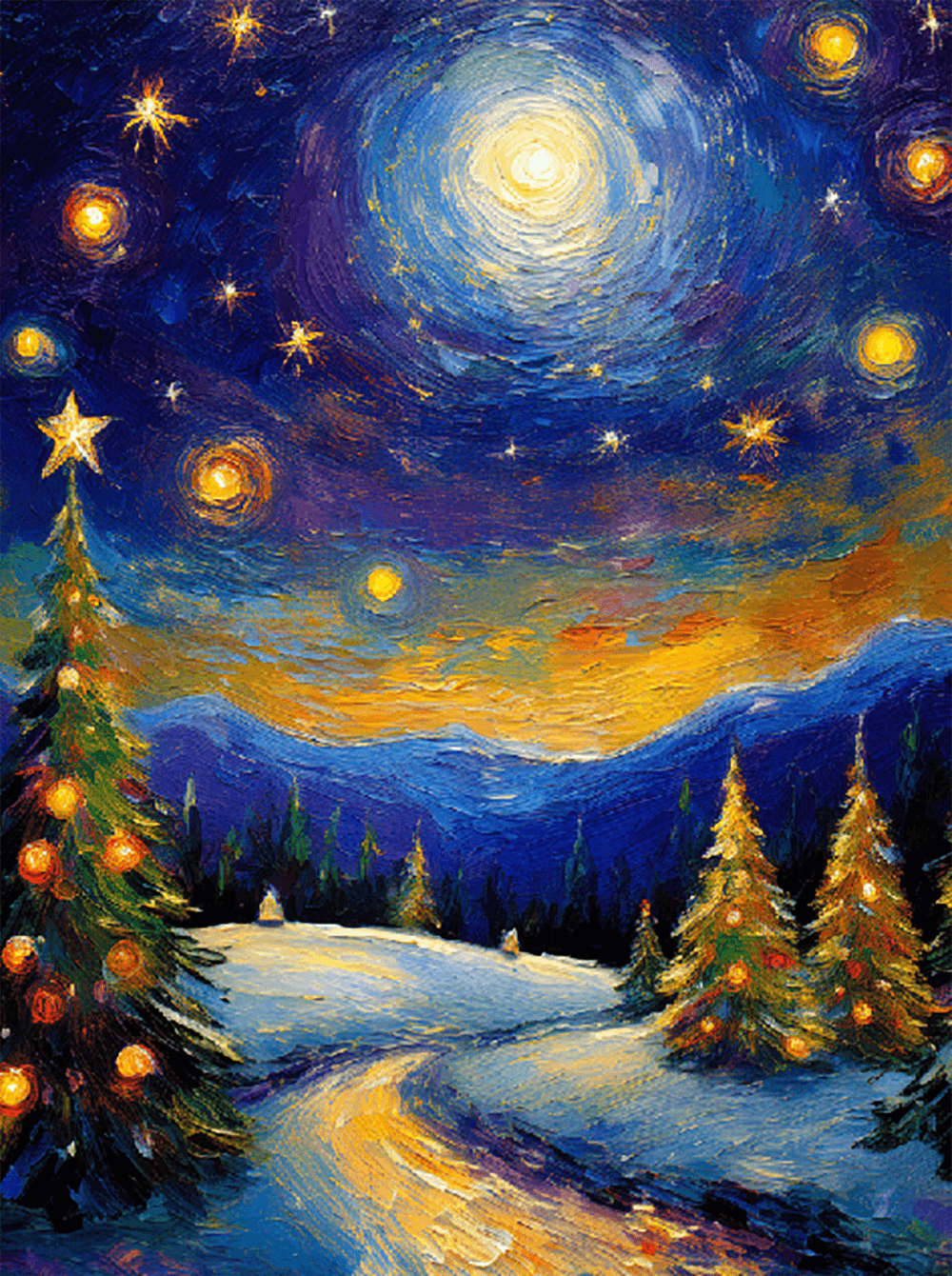 Holiday Glow Landscape