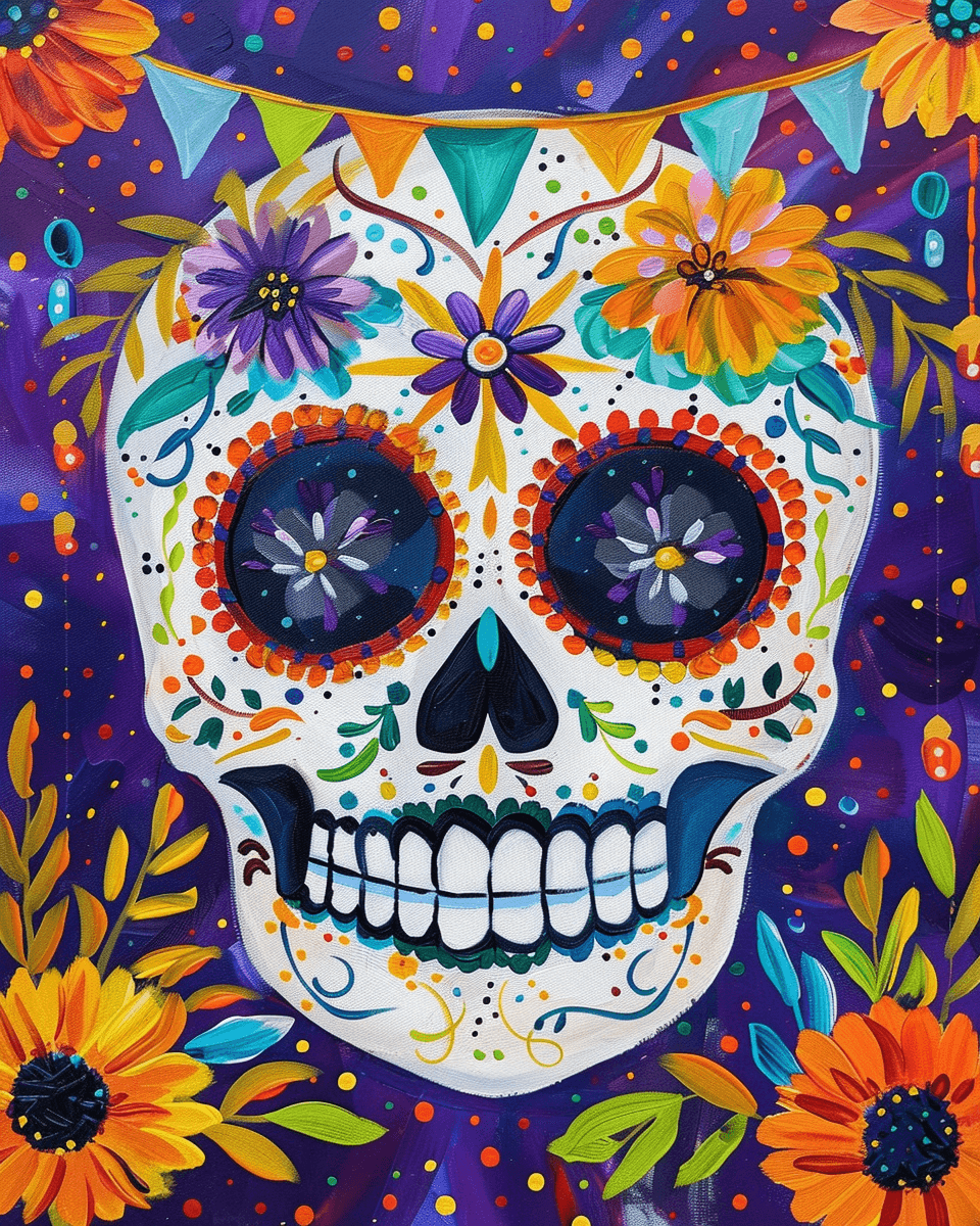 Sugar Skull Calavera- Create your Own Design