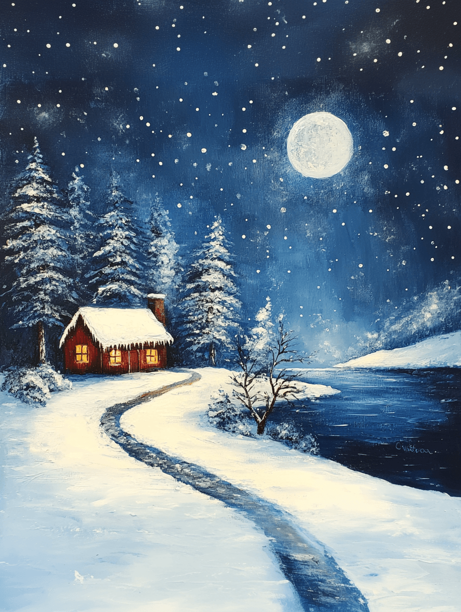 Silent Night, Starry Sight Winter Cabin Escape