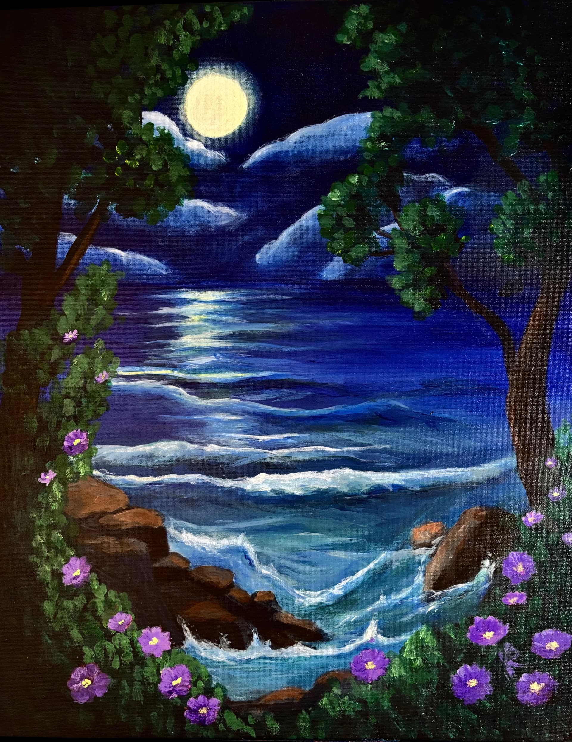 Moonlit Ocean Vibes