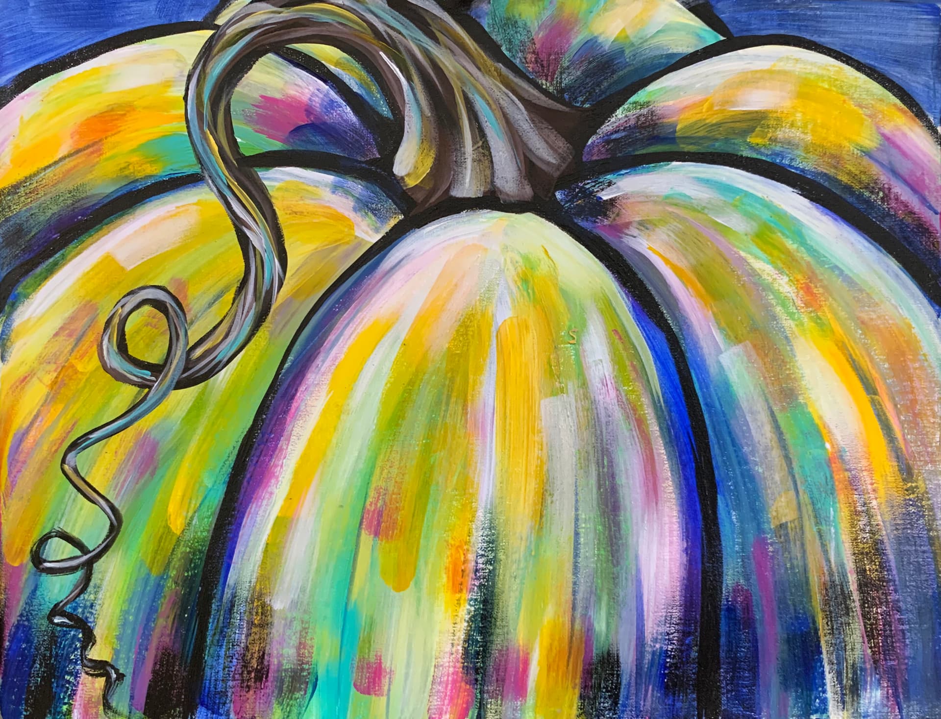 Vibrant Autumn Pumpkin