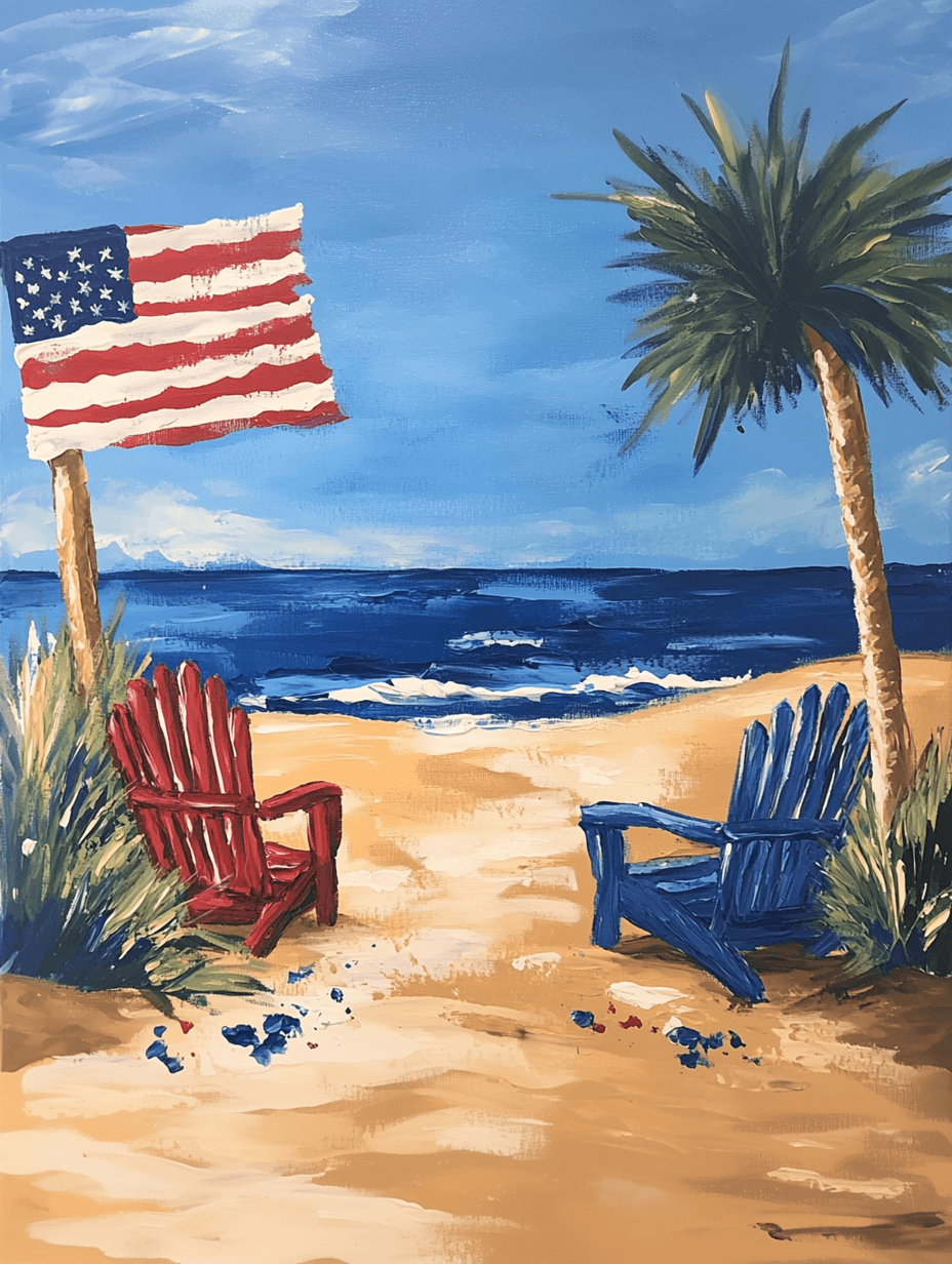 America the Beautiful — Painting