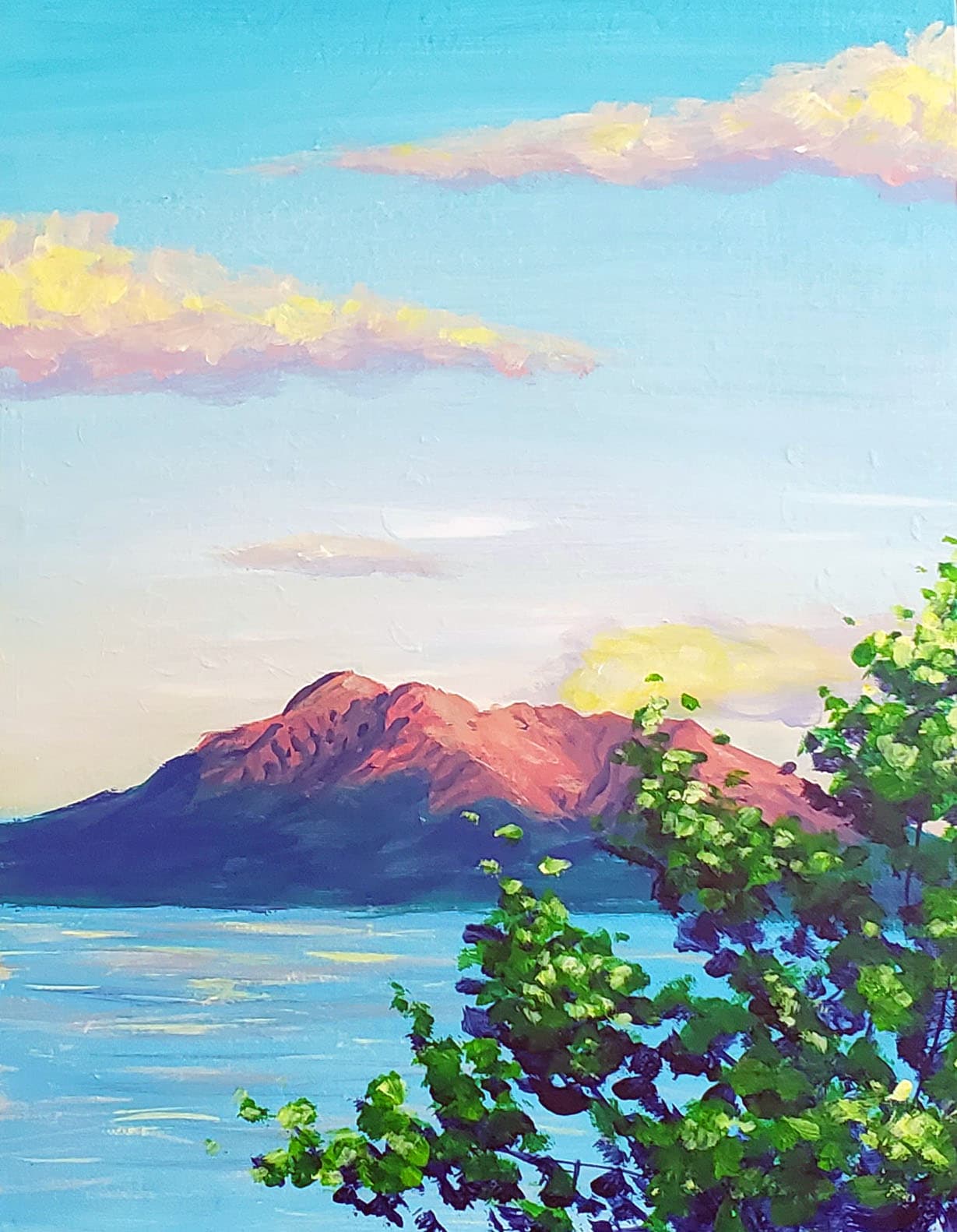 Sleeping Mountain Twilight Serenity