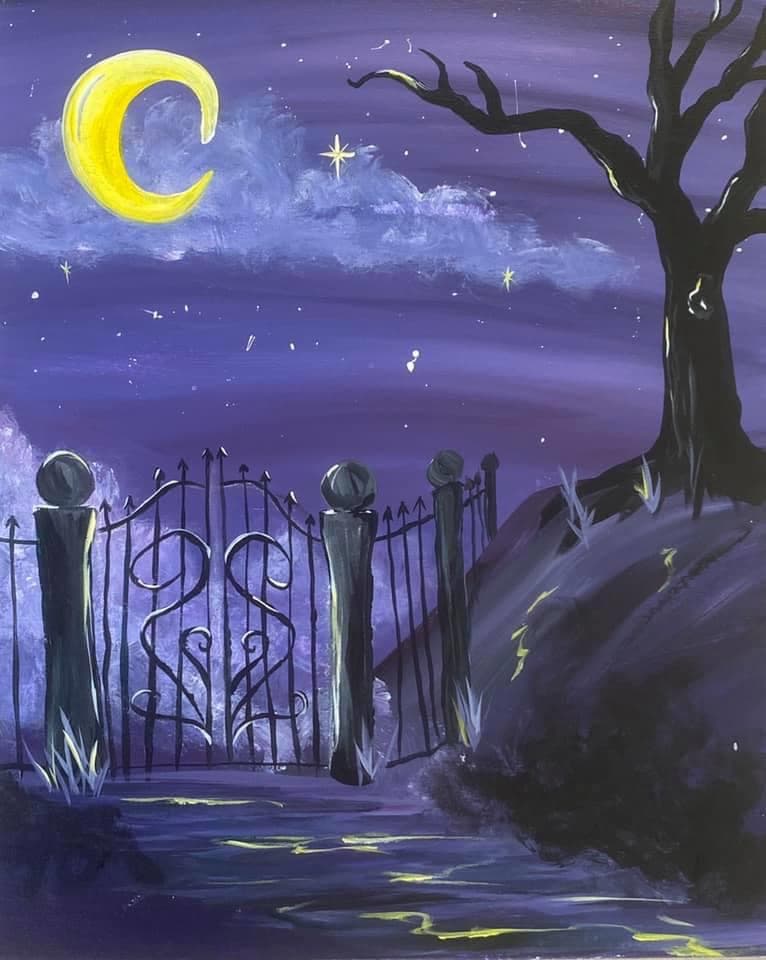 Glowing Graveyard Gates