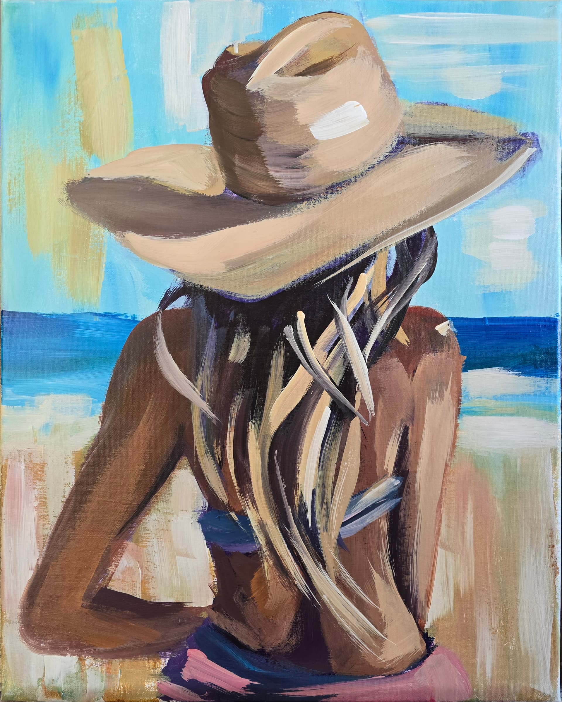 Cowgirl in the Sand