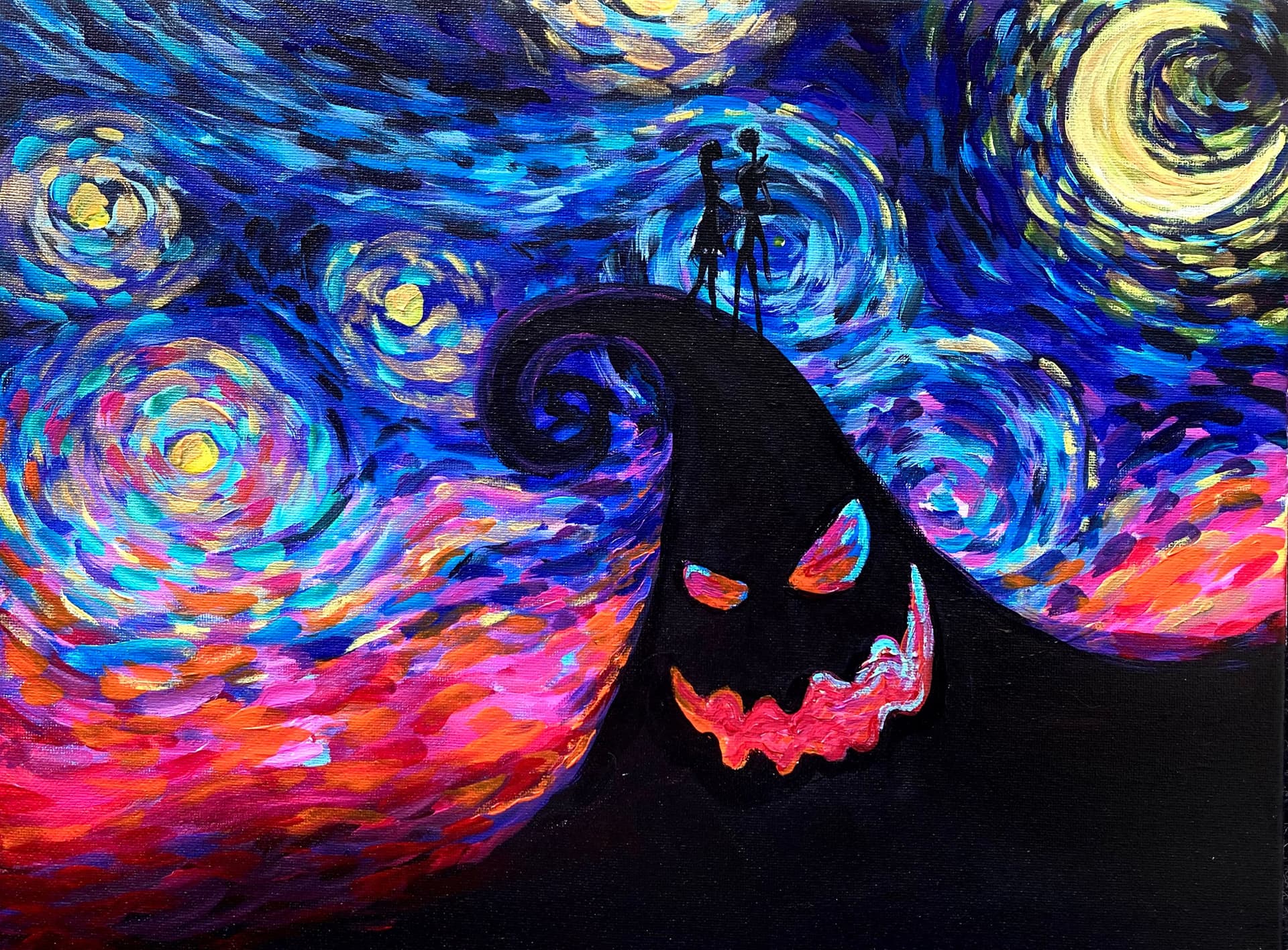 Starry Halloween Night