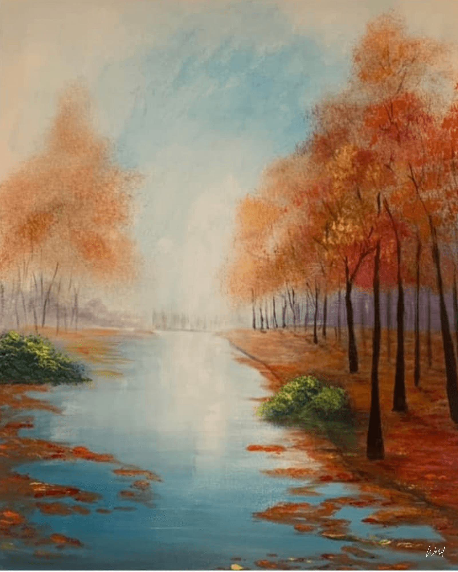 Take a Break Tuesday Virtual Paint Nite w/ Joyce of Art!! Ward's Cape Cod Bike Path — Painting