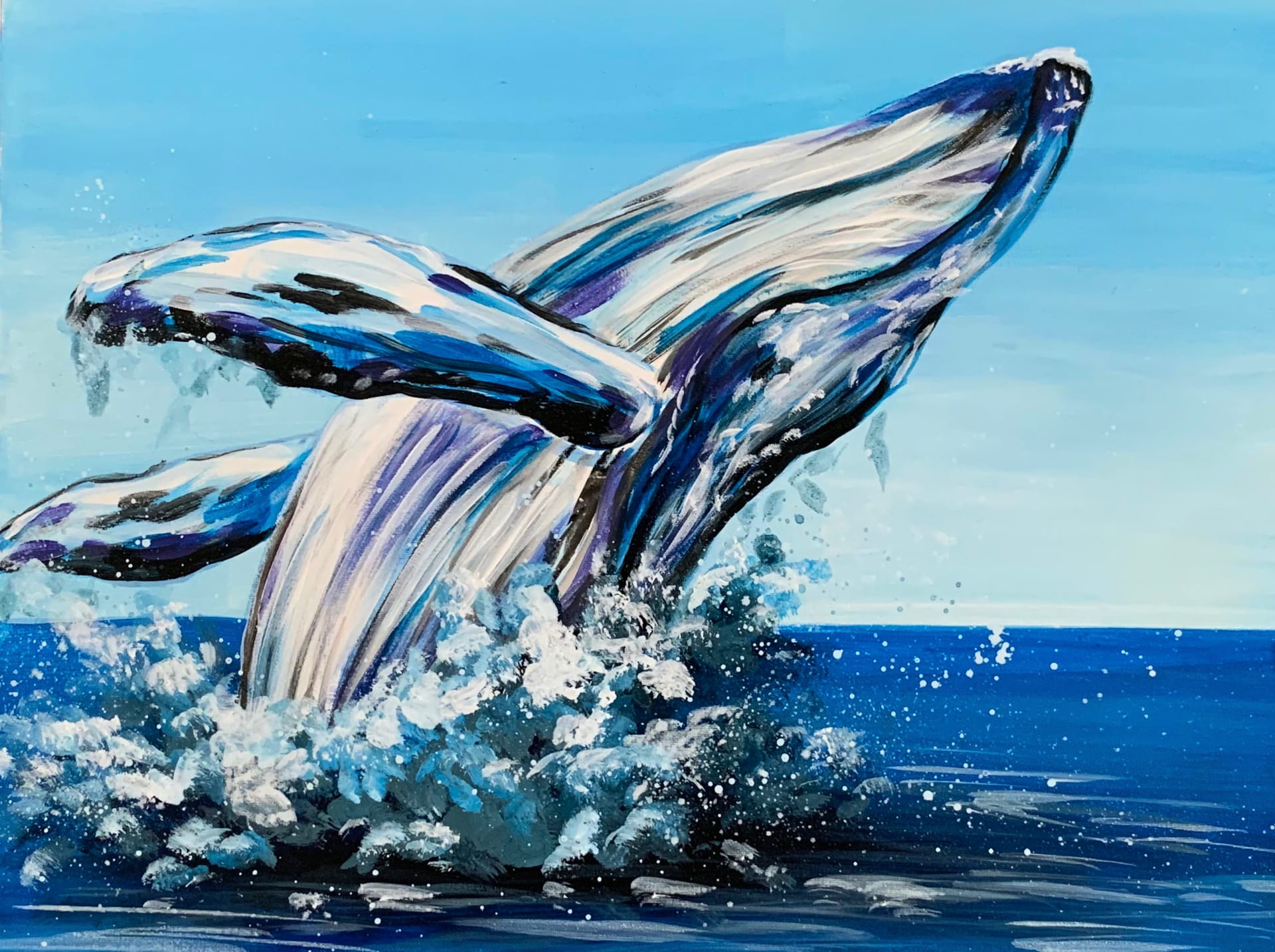 Dance of the Humpback — Painting