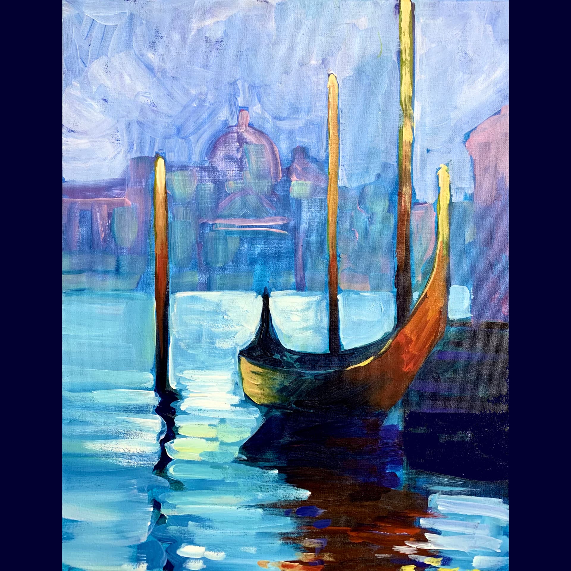 Claude Monet - Gondola in Venice