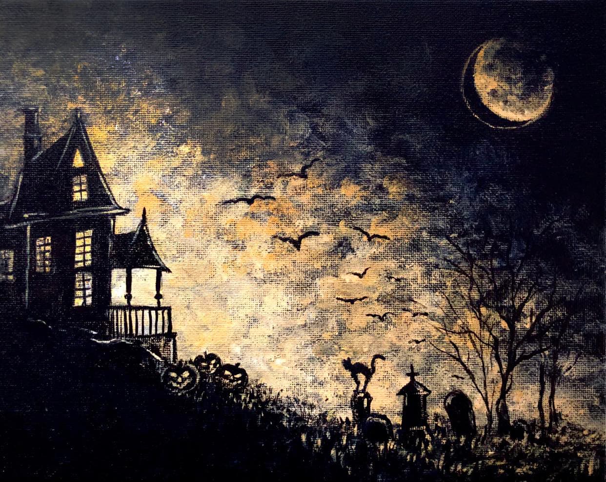 A Spooky Halloween Night