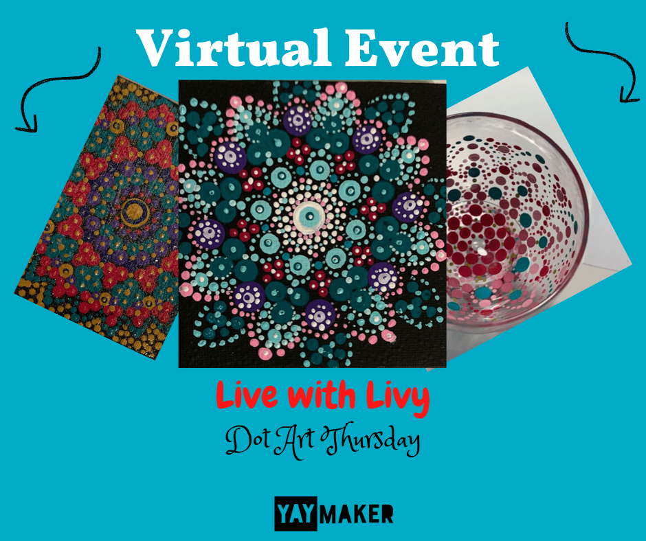 Dot Art Thursday Live with Livy