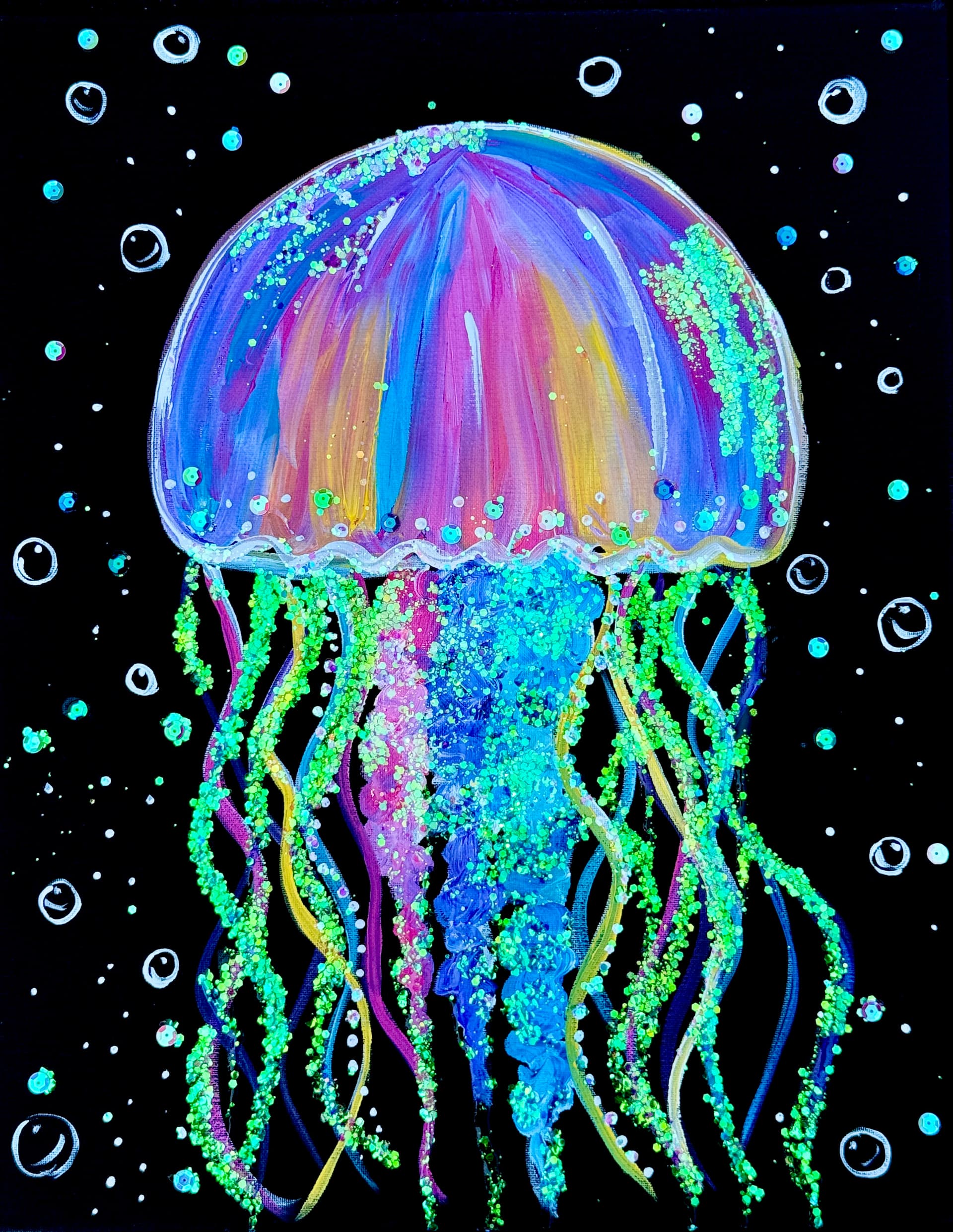 Glitter & Glow Jelly Fish