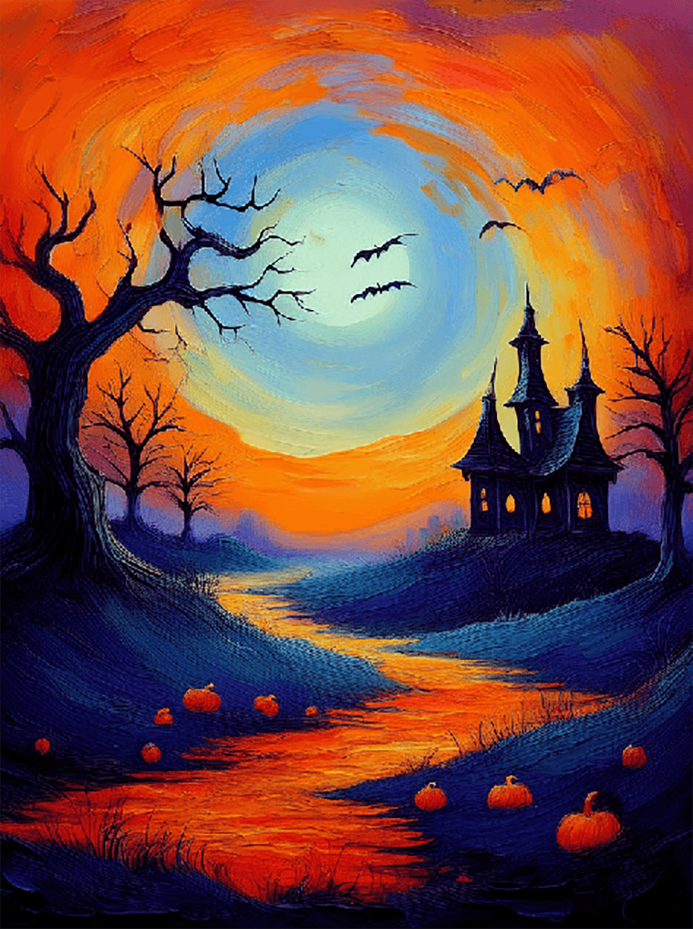 Halloween Witchy Landscape