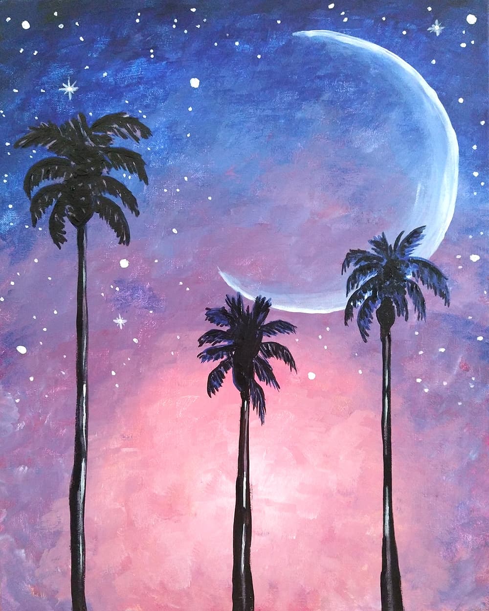 Magical Palm Tree Moon