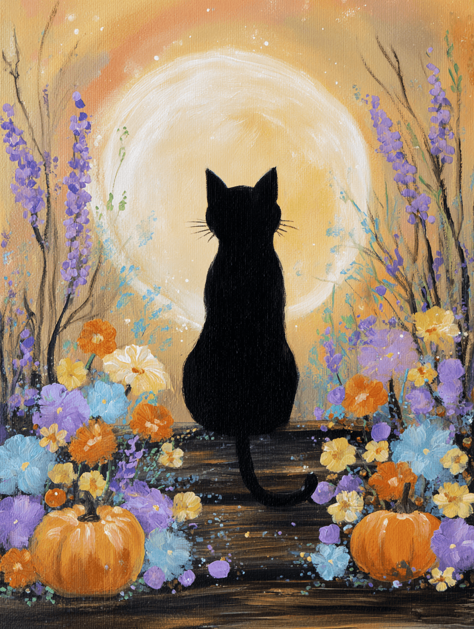Black Cat & Moonlight