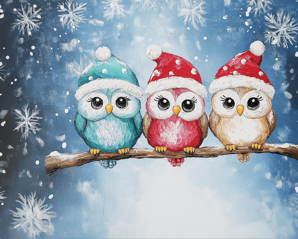 Hootin around the Christmas Tree