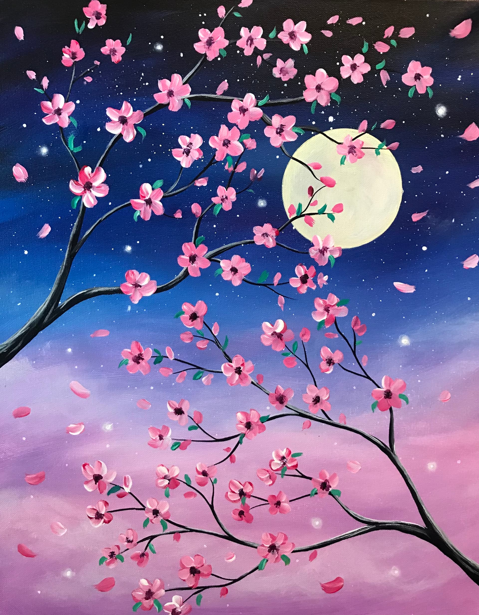 Cherry Blossom Sky II