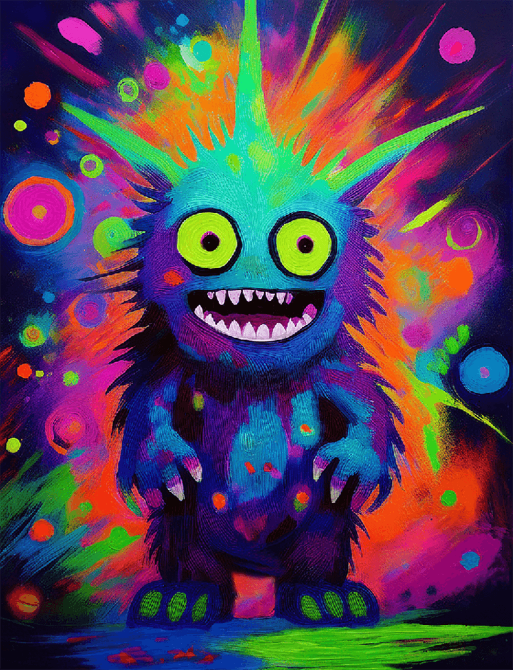 Halloween Neon Monster Mash
