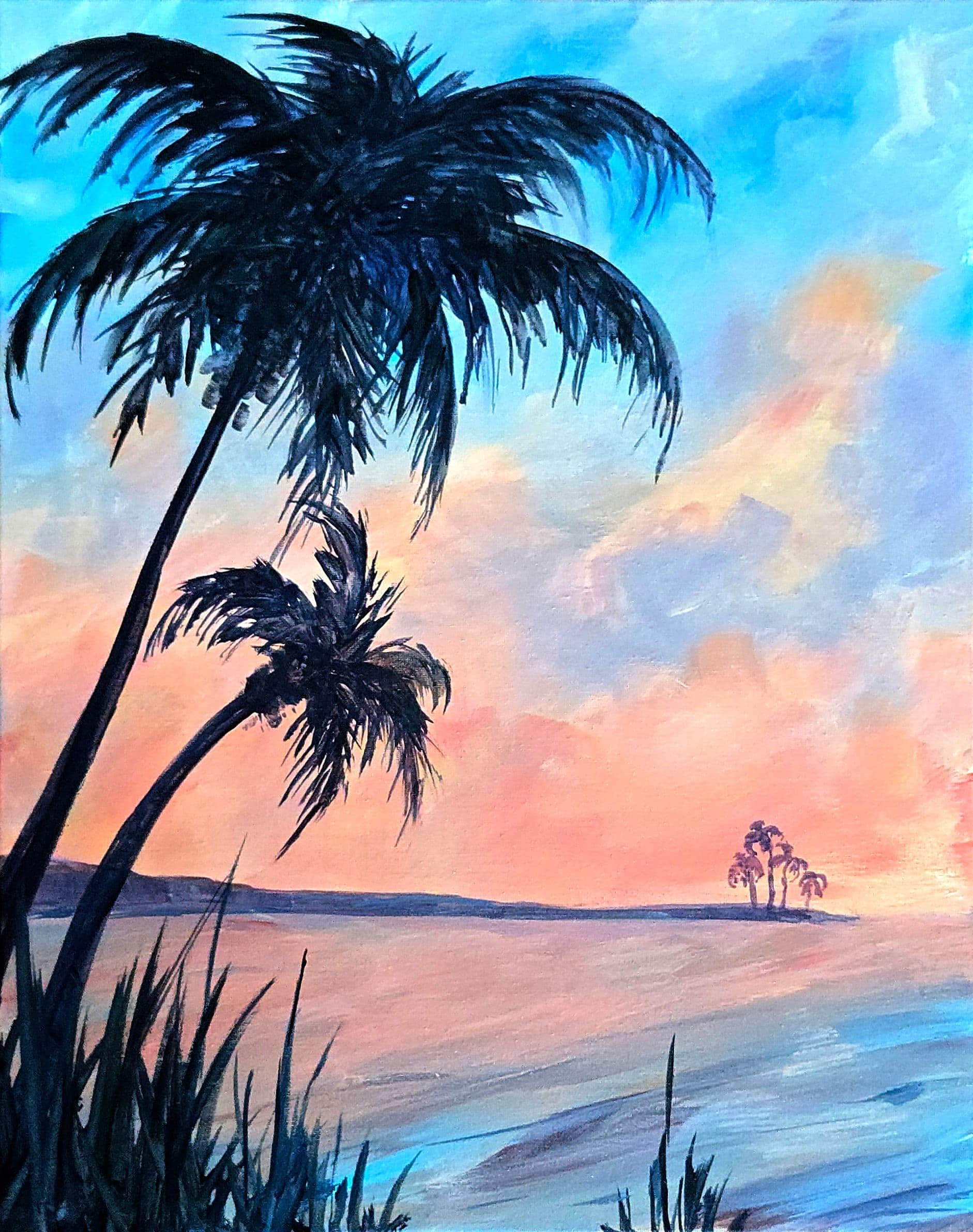 Palm Beach Sunset Glow