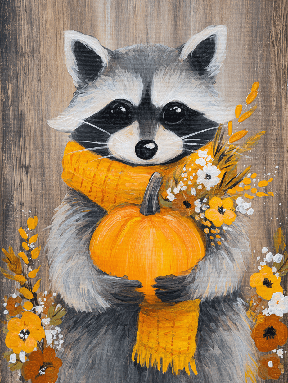 Trash Panda Pumpkin Presents