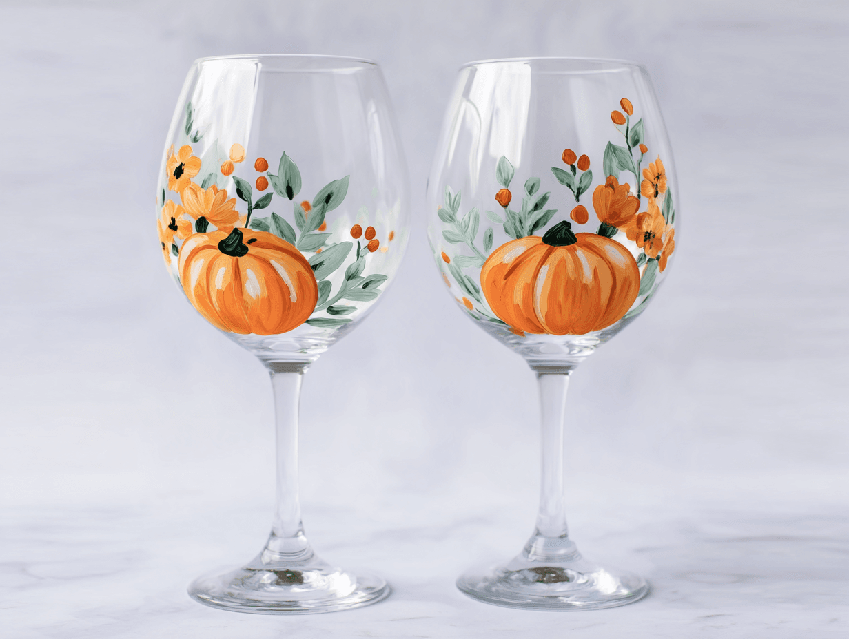 Fall Florals Wine Glass Painting Workshop