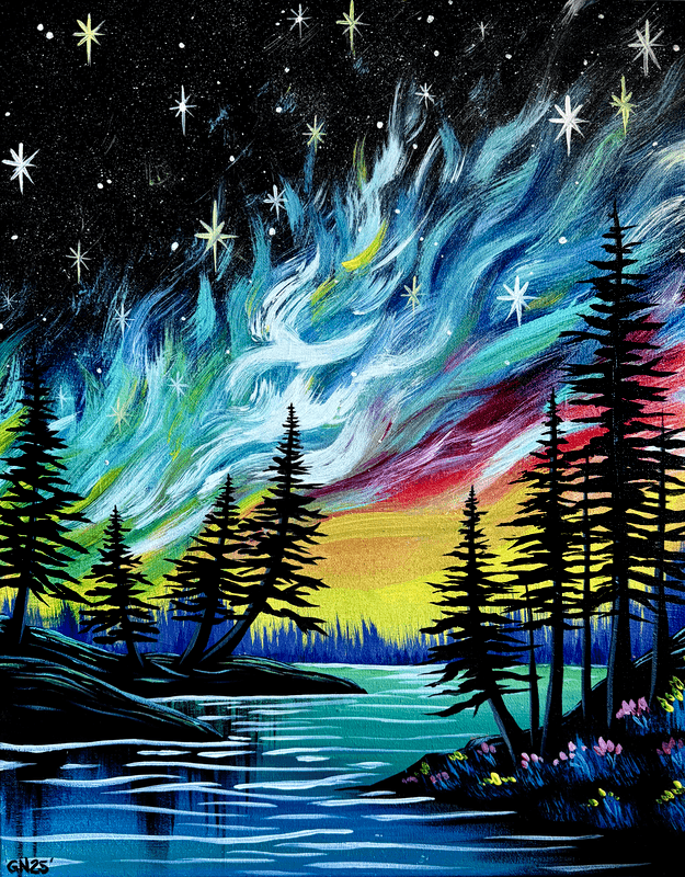 Colorful Night Sky II
