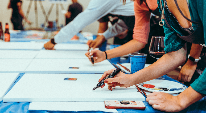 Abstract Collaborative Art