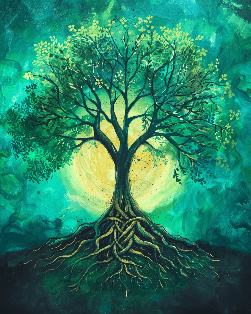 Magical Irish Tree of Life