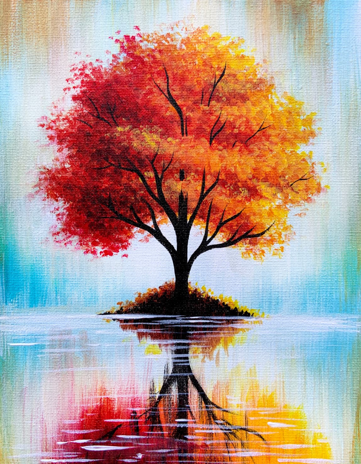 Autumn Tree Reflections