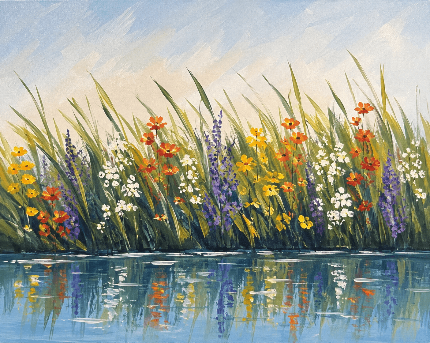 Wild Flower Reflection
