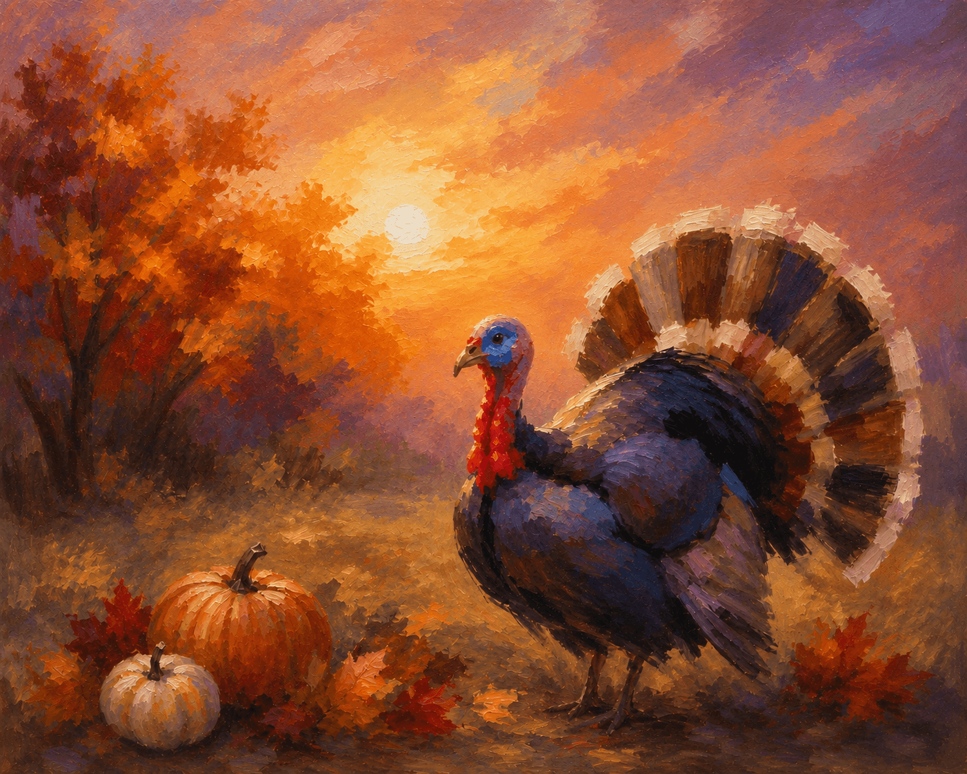 Fall Thanksgiving Turkey
