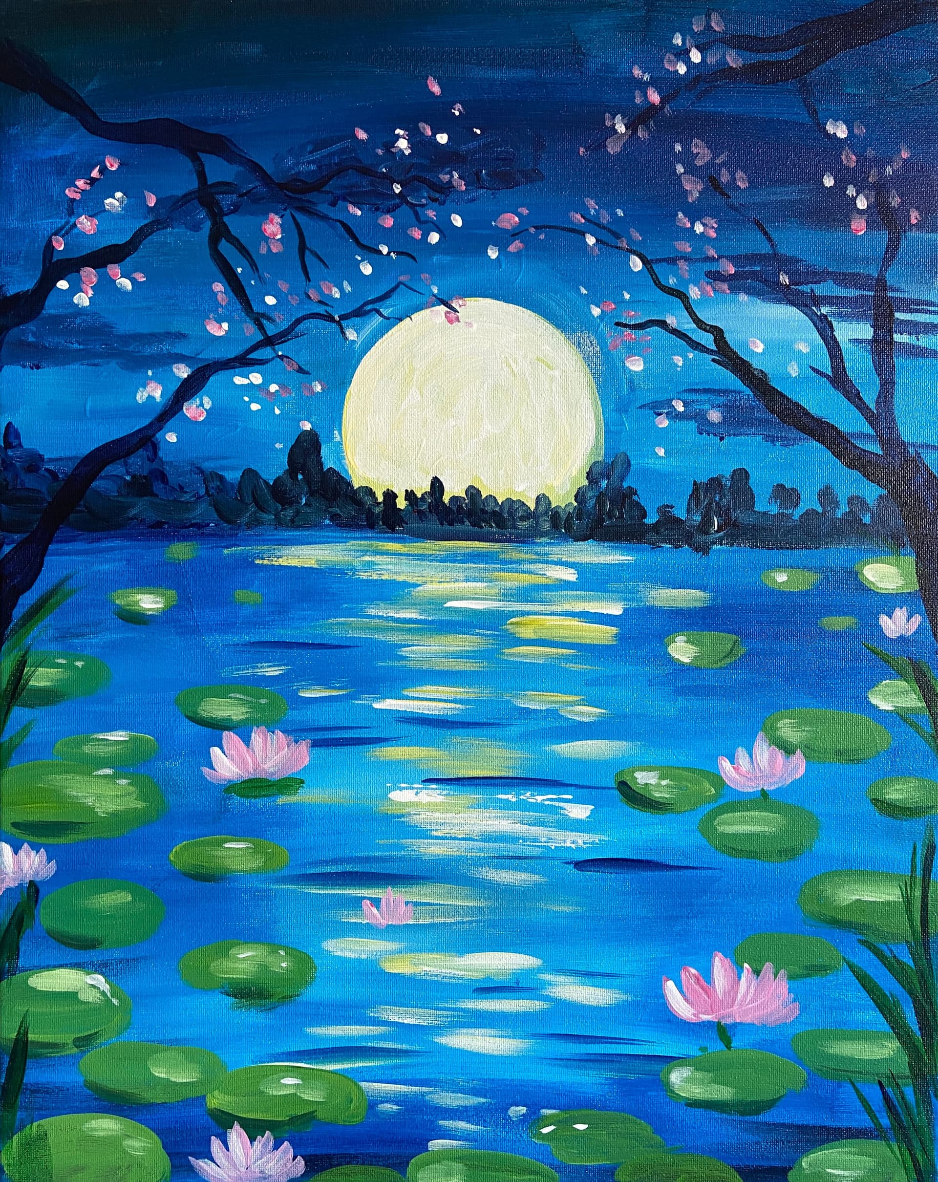Moonlit Lotus Dream